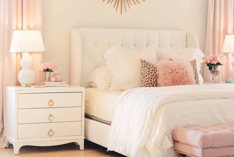 Bedroom Decor Ideas: A Romantic Master Bedroom Makeover - The Pink Dream